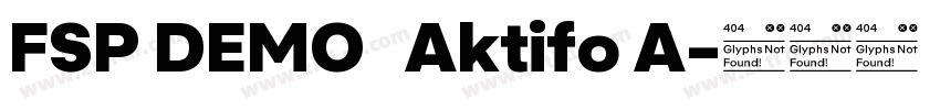 FSP DEMO   Aktifo A字体转换